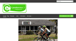 Desktop Screenshot of cykelservice.dk
