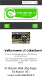 Mobile Screenshot of cykelservice.dk
